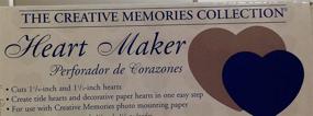 img 3 attached to Creative Memories Heart Maker Punch Scrapbooking & Stamping