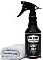 🚗 карнаш для автомобилей car guys hybrid wax – высокопроизводительный автошампунь – прочный и удобный в использовании – безопасен для всех поверхностей – набор 18 унций логотип