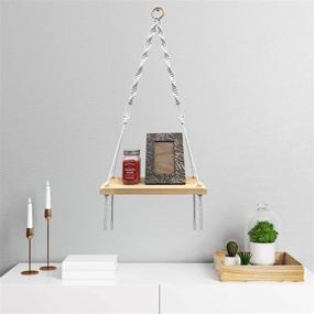 img 2 attached to 🧵 DIY Macrame Kit Hanging Shelf: Create Your Own Stylish Floating Shelf with Macrame Rope and Wooden Shelf - Includes Instruction Book