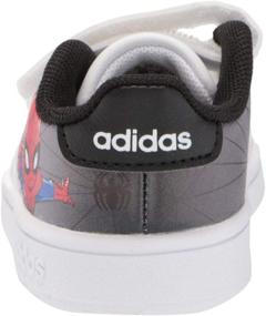 img 2 attached to 👟 Adidas Advantage Silver Medium Girls' Athletic Shoes: Unisex Child Footwear for Performance