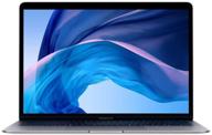 🖥️ renewed apple macbook air 13.3" with retina display, 256gb - space gray at 1.6ghz dual-core intel core i5 logo