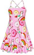 🦋 girls' summer butterfly sleeveless birthday dresses - clothing logo