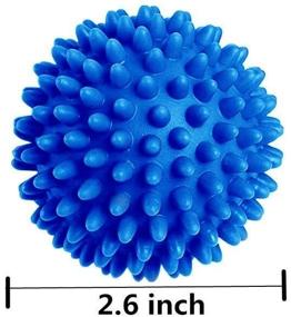 img 2 attached to Reusable Fabric Softener Alternative - 🔵 6 Pack of Laundry Dryer Balls (Blue)