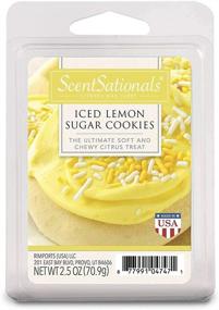 img 4 attached to 🍋 Scentsationals Scented Wax Cubes - Iced Lemon Sugar Cookies - Fragrance Wax Melts Pack: Electric Home Warmer Tart for an Aromatic Spa Aroma Decor Gift - 2.5 oz