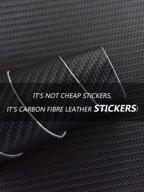 🚪 enhanced protection: honda cr-v 17-20 car door anti kick pad stickers - carbon fibre leather (black) logo