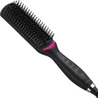 💁 revlon hair straightening heated styling brush: achieve sleek hair with the 4-1/2 inch brush logo