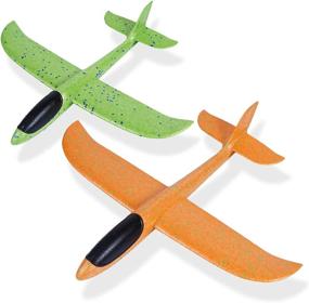 img 4 attached to Festive Airplane Throwing Toy: Protect Toddlers with Anti-Collision Technology