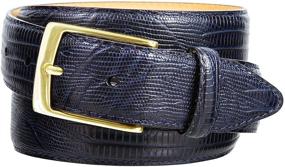 img 4 attached to A274GP Italian Calfskin Genuine Leather Women's Accessories for Belts