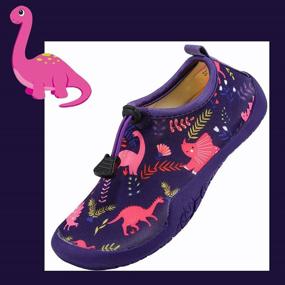 img 3 attached to 👣 Secure Steps: Gaatpot Toddler Non Slip Barefoot Outdoor Girls' Shoes Unveiled!