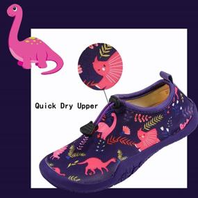 img 2 attached to 👣 Secure Steps: Gaatpot Toddler Non Slip Barefoot Outdoor Girls' Shoes Unveiled!