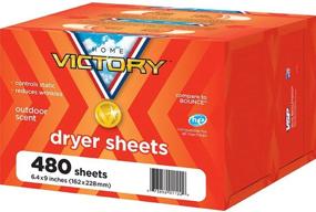 img 4 attached to 🏡 HOME VICTORY Dryer Sheets: Outdoor Scented Fabric Softener Sheets - Reduces Wrinkles, Controls Static, and Softens Fabric (480 Count)