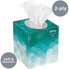 img 1 attached to 😷 Kleenex Professional Facial Tissue Cube for Business (21271) - Upright Face Tissue Box (Pack of 570)