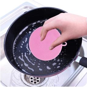 img 2 attached to AOLANS Silicone Scrubber Household Kitchenware