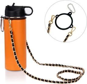 img 4 attached to 🧗 Wongeto Water Bottle Strap: Convenient Crossbody Replacement for Hydro Flask Wide Mouth Bottles - Ideal for Hiking & Walking