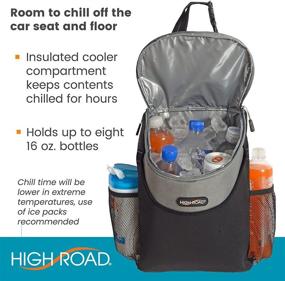img 1 attached to 🚗 Stay Organized On-The-Go with High Road SnackStash Car Seat Back Organizer and Cooler Bag.