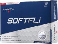 🏌️ white maxfli softfli golf balls with gloss finish logo