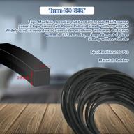 🎧 1мм микс к размерам квадратный ремень кассетного плеера 40-135мм длиной. набор для ремонта и восстановления магнитофона - черный (50 шт/уп) логотип