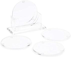 img 3 attached to Акриловые подставки для подставок Clear 4 Pack