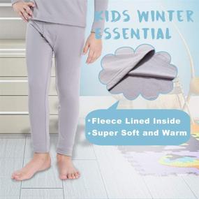 img 2 attached to MANCYFIT Thermal Fleece Leggings Underwear Outdoor Recreation in Hiking & Outdoor Recreation Clothing