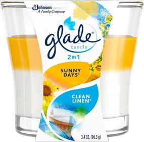 img 4 attached to Glade Candle Freshener Clean Linen Cleaning Supplies