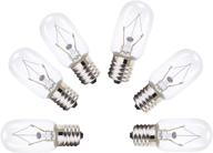 💡 long-lasting 40 watt e17 intermediate base microwave light bulbs, 6-pack replacement for appliances, oven & hood logo