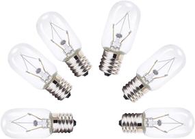 img 4 attached to 💡 Long-lasting 40 Watt E17 Intermediate Base Microwave Light Bulbs, 6-Pack Replacement for Appliances, Oven & Hood