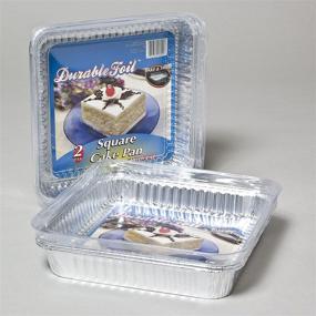 img 3 attached to Прочная фольга одноразовая алюминиевая квадратная