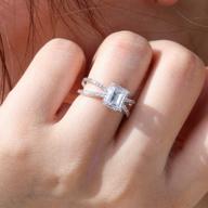 solitaire engagement zirconia sterling commitment logo