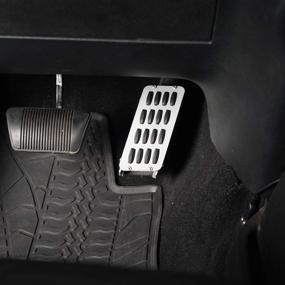 img 3 attached to Adjustable Gas Pedal Extender Cover for 2007-2018 Jeep 🚗 Wrangler JK & Unlimited – Hooke Road Driver Foot Rest Pad