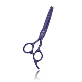 img 2 attached to 🔪 Purple Dragon Barber Hair Cutting Scissor Set - Professional 5.5/6.0 inch Scissor & Thinning Shear, Ideal for Hair Stylists or Home Use (6 inch)