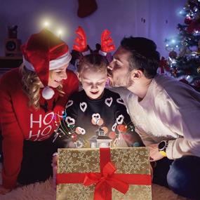 img 1 attached to 🎅 Йирилан Рождественский снежный шар с музыкой 12" - Санта с блестками - лампа с таймером, работающая от батареек и USB - Рождественские украшения со светом - Подарочный выбор для друзей, детей, женщин