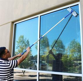 img 2 attached to 🪟 Ettore Complete Window Cleaner 2 in 1 Combo Tool: 10-inch Squeegee and Washer - Achieve Crystal Clear Windows with Ease