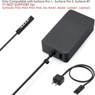 surface rt surface pro 1 surface pro 2 charger adapter with usb, model: 1536, 12v, 3.6a, 48w - ideal for accessory charging logo
