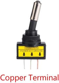 img 1 attached to 🔴 ESUPPORT 12V 20A Красный Светодиодный Свет Автомобильный Двигатель Авто 10-пак Переключатели Рокеры: Высокое качество и эффективность