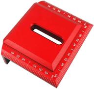 🔧 versatile miter gauge & scriber for precise woodworking: 45/90 degree line gauge, saddle square layout, aluminum alloy construction - ideal for diy projects logo