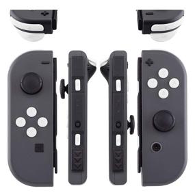 img 2 attached to 🎮 eXtremeRate White Replacement Buttons Repair Kit for Nintendo Switch & Switch Oled Joy-con - Full Set with Tools