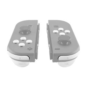 img 1 attached to 🎮 eXtremeRate White Replacement Buttons Repair Kit for Nintendo Switch & Switch Oled Joy-con - Full Set with Tools