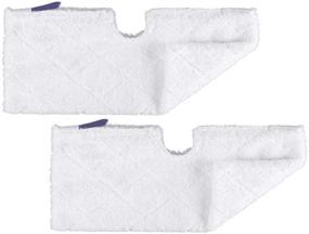 img 1 attached to 🧼 Premium Replacement XL Microfiber Cleaning Pads for Shark Steam Pocket Mop XLT3501 - Pack of 2