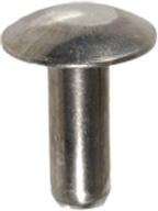 brazier solid aluminum rivet length logo