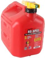 отсутствие пролива: 5-галлонный полиэтиленовый канистра для бензина no-spill 1450: соответствует стандартам carb, предотвращает проливы. логотип