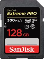 улучшенная память sandisk 128 гб extreme pro sdxc uhs-ii - оптимальная производительность для стандартов class 10 (c10), u3 и v90 - возможность записи видео в форматах 8k, 4k, full hd - надежная sd-карта - модель: sdsdxdk-128g-gn4in логотип