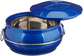 img 1 attached to 🍲 Cello Daawat Изолированный кастрюльник Hot Pot для поддержания тепла блюд, набор из 4 предметов, различные цвета (вариация цвета)