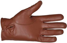 img 1 attached to Men's Small Leather Dress Gloves for Driving - Accessories for a Sophisticated Look