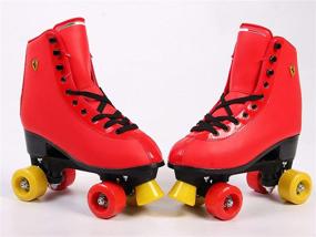 img 3 attached to 🚀 Ferrari Classic Roller Skates, Red: Unleash the Speed with Style!