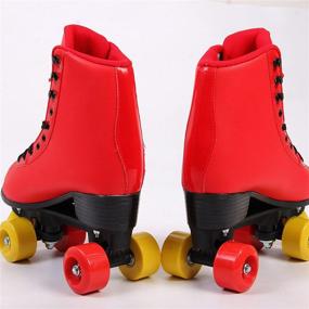 img 2 attached to 🚀 Ferrari Classic Roller Skates, Red: Unleash the Speed with Style!