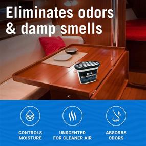 img 2 attached to 🛥️ Powerful 2 Pack Boat Dehumidifier with Moisture Absorbing Abilities, Eliminating Charcoal Smell and Banishing Damp Musty Odors in Basements, Closets, Homes, RVs, and Boats