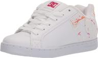 👟 low top casual skate shoe for women by dc court graffik logo