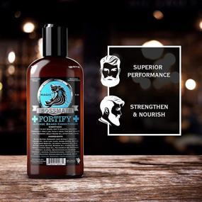 img 2 attached to 🧔 Bossman Fortify Intense Beard Conditioner - Premium Shower Beard Wash and Softener - Expert Beard Care for Men - Stimulates Beard Growth - Made in USA (Magic Scent)