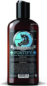 img 4 attached to 🧔 Bossman Fortify Intense Beard Conditioner - Premium Shower Beard Wash and Softener - Expert Beard Care for Men - Stimulates Beard Growth - Made in USA (Magic Scent)