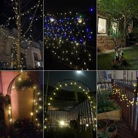 img 1 attached to 🌟 Homeleo Solar Powered Star String Lights: Waterproof Christmas Fairy Lights for Outdoor Xmas Decor - Warm White, 30 ft, 50 LEDs